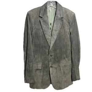 Oakridge By Scully Men's Western Suede Blazer Gray 42 Long Sport Coat Cowboy